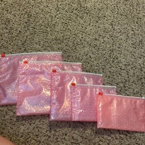 Glossier Pink Pouches